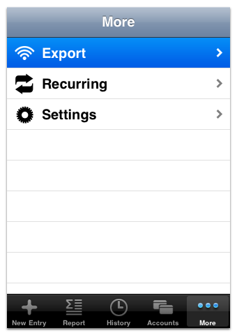 Exporting And Importing Backups Cashtrails 1 X Guide Cashtrails